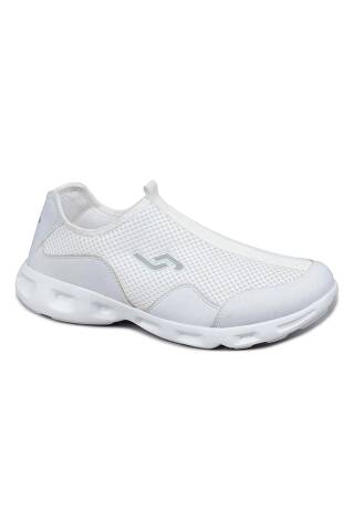 21222 Beyaz Erkek Sneaker Günlük Spor Ayakkabı - Jump