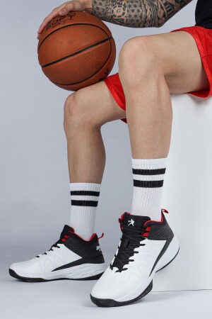 28652 Beyaz Erkek Basketbol Spor Ayakkabısı - 3