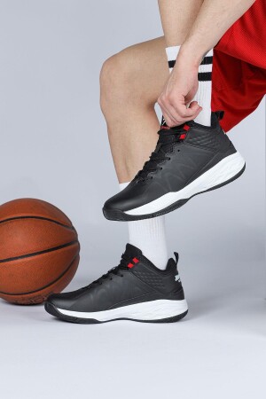 28652 Siyah - Beyaz Erkek Basketbol Spor Ayakkabısı - Jump (1)