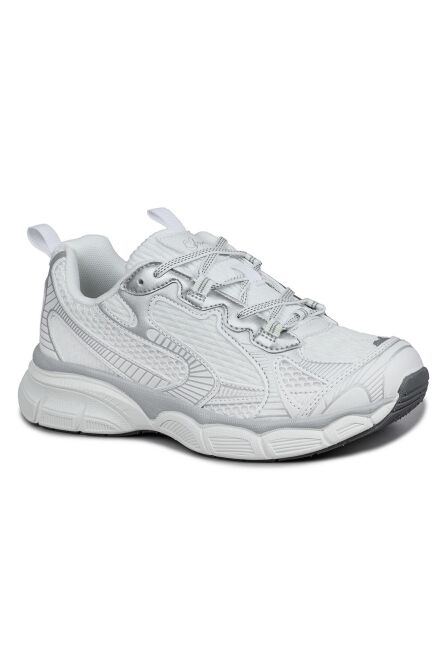 29819 Beyaz - Gri Kadın Sneaker Günlük Spor Ayakkabı - 7
