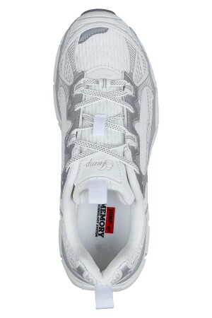 29819 Beyaz - Gri Kadın Sneaker Günlük Spor Ayakkabı - 8