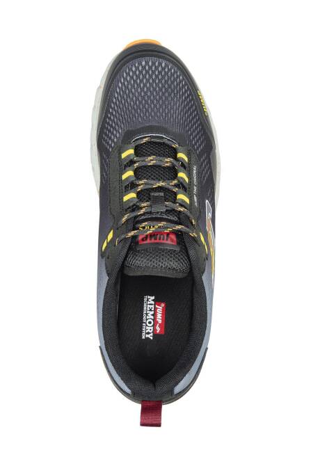 30519 Gri - Turuncu Sneaker Erkek Spor Ayakkabı - 3