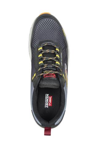 30519 Gri - Turuncu Sneaker Erkek Spor Ayakkabı - 3
