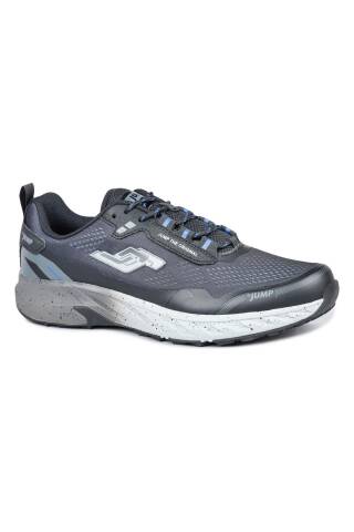 30519 Siyah - Gri Sneaker Erkek Spor Ayakkabı - Jump (1)