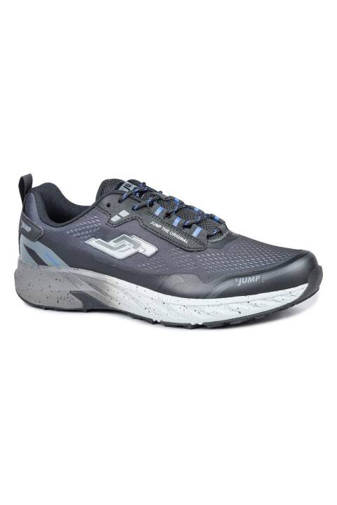 30519 Siyah - Gri Sneaker Erkek Spor Ayakkabı - 2