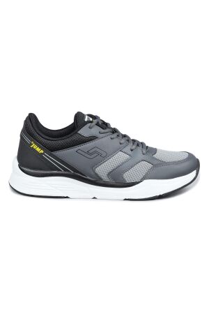 30522 Gri - Siyah Erkek Sneaker Günlük Spor Ayakkabı - Jump