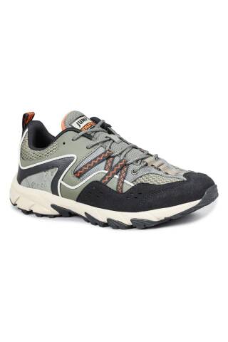 30553 Haki - Siyah Erkek Sneaker Günlük Spor Ayakkabı - Jump (1)