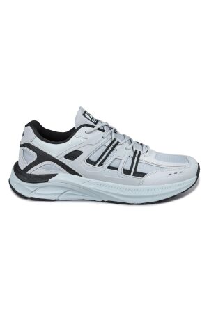 30562 Beyaz - Gri Sneaker Erkek Spor Ayakkabı - Jump