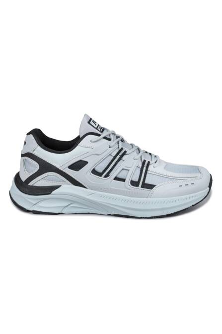 30562 Beyaz - Gri Sneaker Erkek Spor Ayakkabı - 1