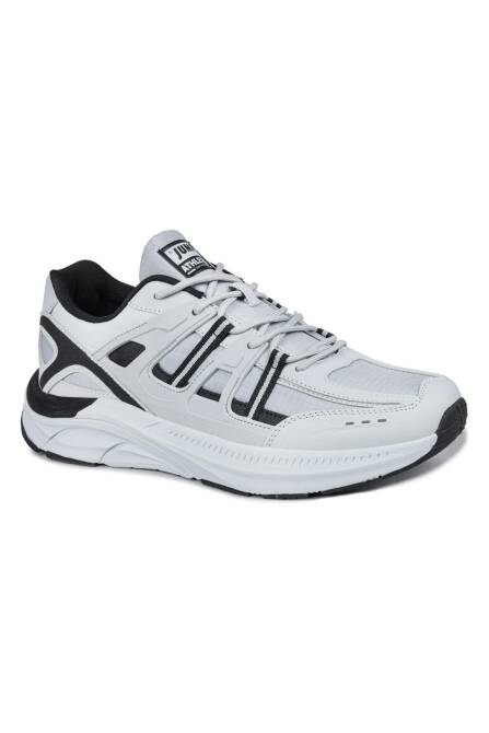30562 Beyaz - Gri Sneaker Erkek Spor Ayakkabı - 2