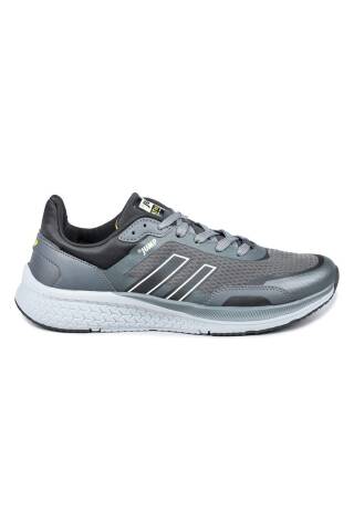 30601 Gri - Siyah Erkek Sneaker Günlük Spor Ayakkabı - Jump