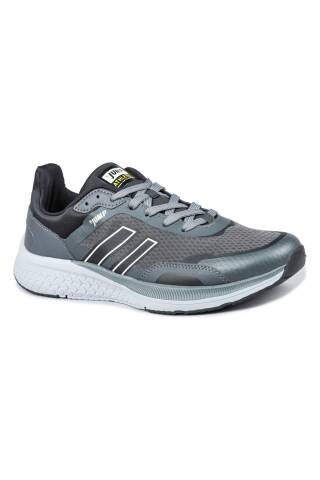 30601 Gri - Siyah Erkek Sneaker Günlük Spor Ayakkabı - Jump (1)