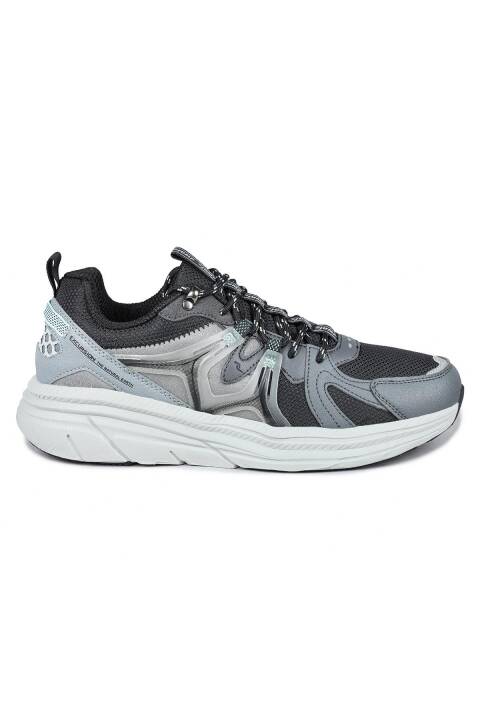 30612 Siyah - Gri Erkek Sneaker Günlük Spor Ayakkabı - 1