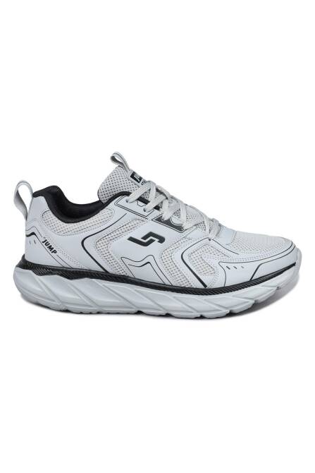 30616 Beyaz - Gri Sneaker Erkek Spor Ayakkabı - 1