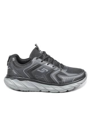 30616 Siyah - Gri Sneaker Erkek Spor Ayakkabı - 1