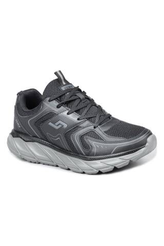 30616 Siyah - Gri Sneaker Erkek Spor Ayakkabı - 2