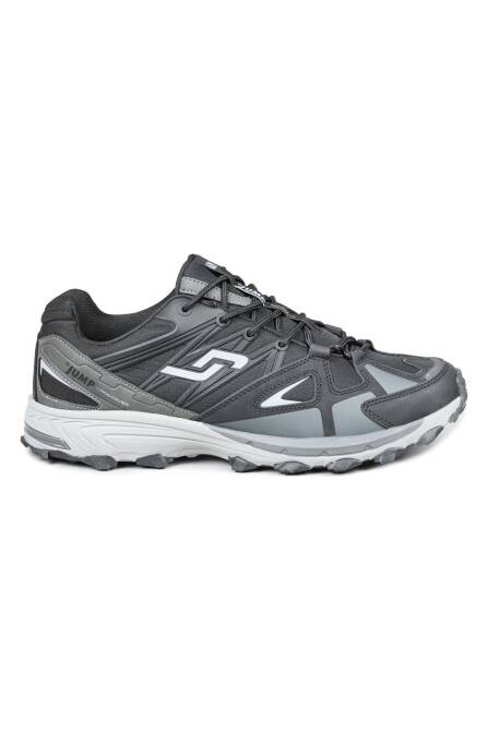 30703 Siyah - Gri Sneaker Erkek Spor Ayakkabı - 1