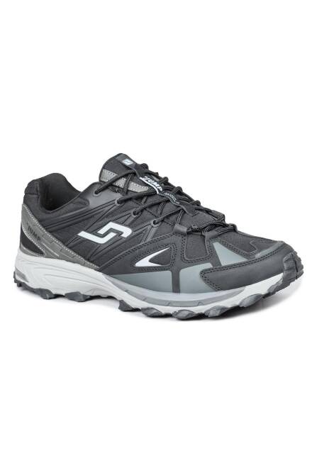 30703 Siyah - Gri Sneaker Erkek Spor Ayakkabı - 2
