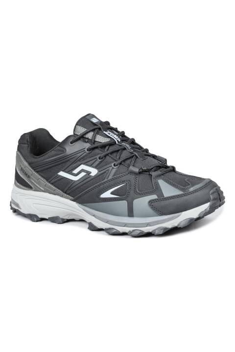 30703 Siyah - Gri Sneaker Erkek Spor Ayakkabı - 2