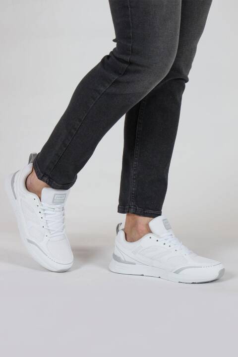 30707 Beyaz Erkek Sneaker Günlük Spor Ayakkabı - 3