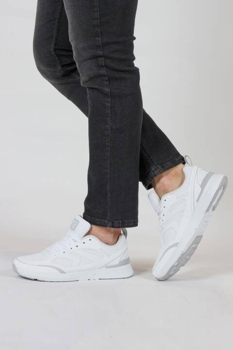 30707 Beyaz Erkek Sneaker Günlük Spor Ayakkabı - 4