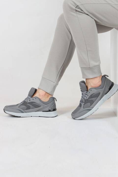 30707 Gri Erkek Sneaker Günlük Spor Ayakkabı - 3
