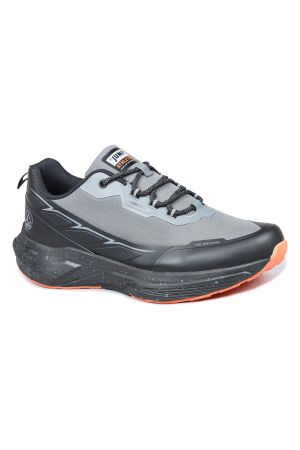 30720 Gri - Turuncu Sneaker Erkek Spor Ayakkabı - Jump (1)