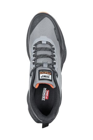 30720 Gri - Turuncu Sneaker Erkek Spor Ayakkabı - 3