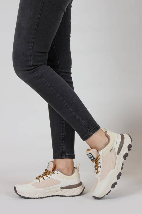 30812 Bej Kadın Sneaker Günlük Spor Ayakkabı - 2