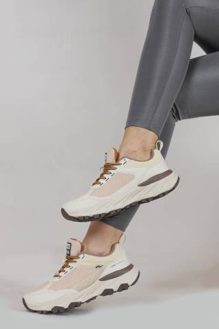 30812 Bej Kadın Sneaker Günlük Spor Ayakkabı - 4