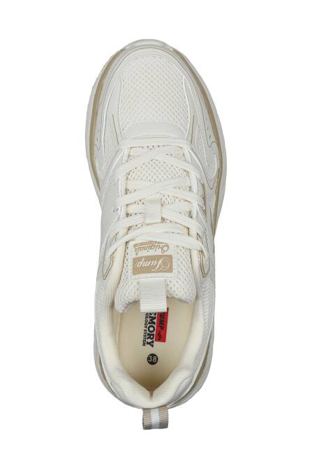 30847 Bej Kadın Sneaker Günlük Spor Ayakkabı - 3
