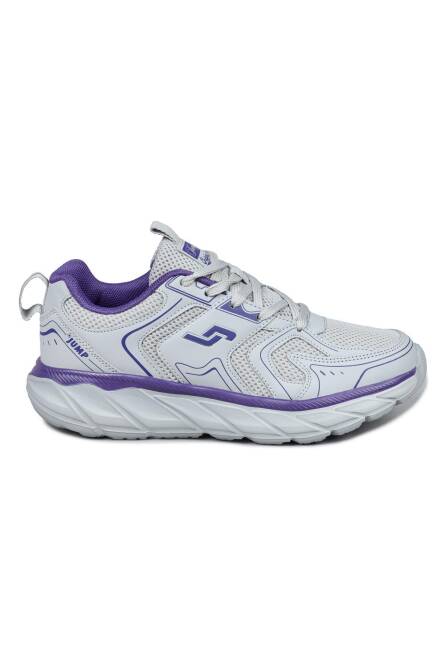 30847 Gri Kadın Sneaker Günlük Spor Ayakkabı - 1