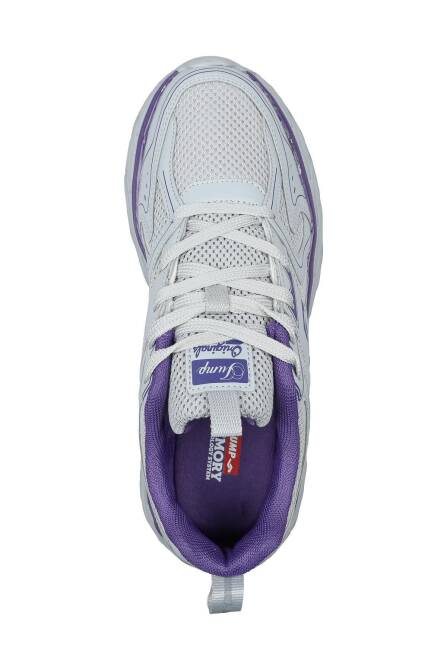 30847 Gri Kadın Sneaker Günlük Spor Ayakkabı - 3