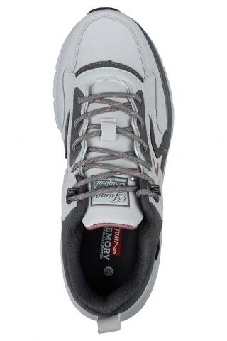 30866 Gri - Bordo Kadın Sneaker Günlük Spor Ayakkabı - 3