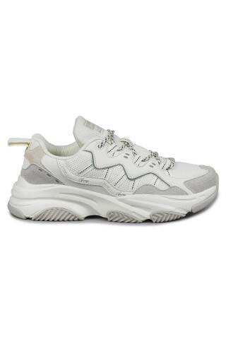 30867 Bej Kadın Sneaker Günlük Spor Ayakkabı - 1