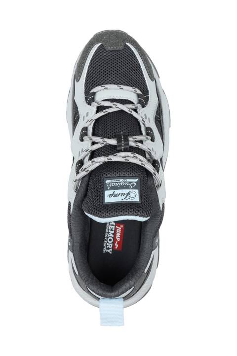 30867 Beyaz - Gri Sneaker Kadın Spor Ayakkabı - 3