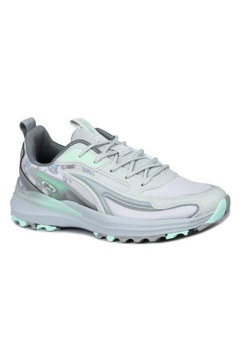 30877 Gri Kadın Sneaker Günlük Spor Ayakkabı - 2