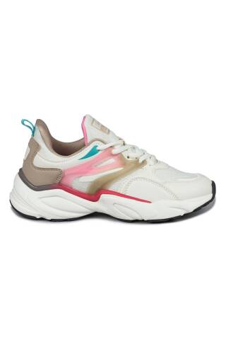 30905 Bej Kadın Sneaker Günlük Spor Ayakkabı - Jump