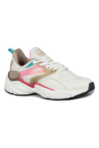30905 Bej Kadın Sneaker Günlük Spor Ayakkabı - Jump (1)