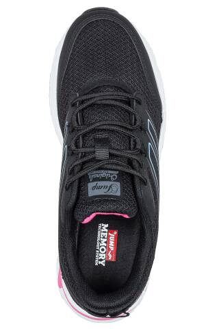 30910 Siyah - Fuşya Kadın Sneaker Günlük Spor Ayakkabı - 3