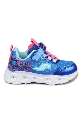 31007 Mor - Mavi Sneaker Kız Çocuk Spor Ayakkabı - 1