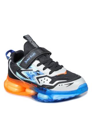 31053 Turuncu - Mavi Sneaker Erkek Çocuk Spor Ayakkabı - Jump (1)