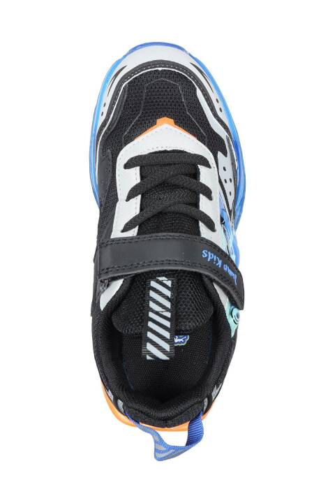 31053 Turuncu - Mavi Sneaker Erkek Çocuk Spor Ayakkabı - 3