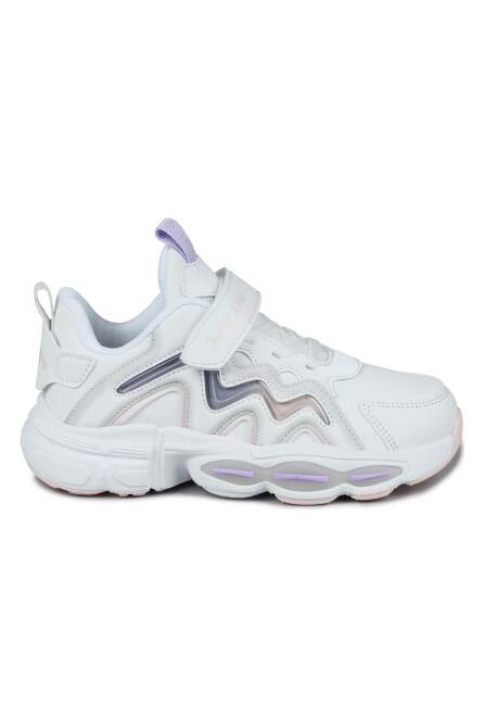 31098 Beyaz - Pembe Sneaker Kız Çocuk Spor Ayakkabı - 1
