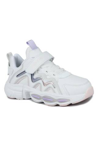 31098 Beyaz - Pembe Sneaker Kız Çocuk Spor Ayakkabı - Jump (1)