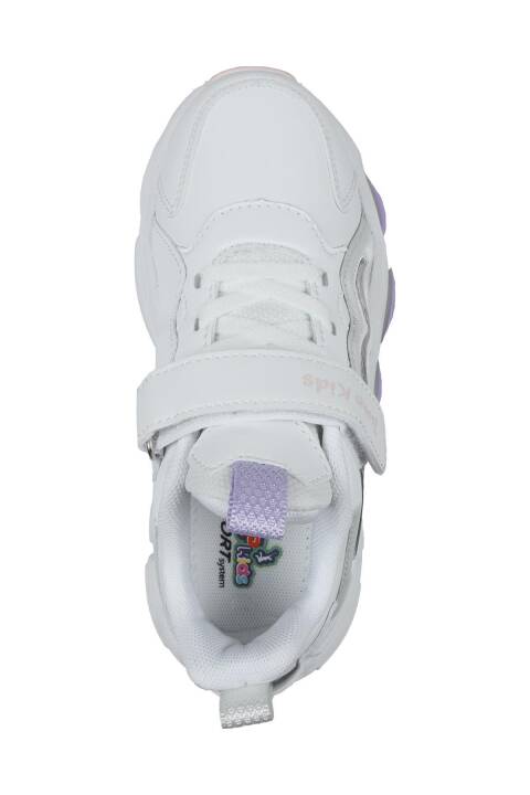 31098 Beyaz - Pembe Sneaker Kız Çocuk Spor Ayakkabı - 3