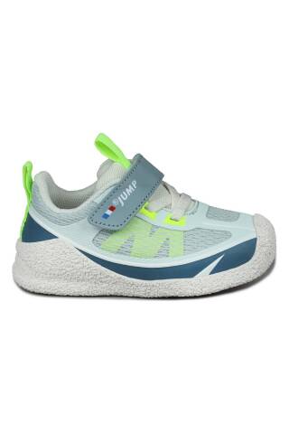31127 Mavi - Yeşil Sneaker Çocuk Spor Ayakkabı - Jump