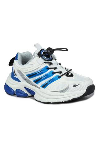 31130 Beyaz - Mavi Sneaker Çocuk Spor Ayakkabı - Jump (1)