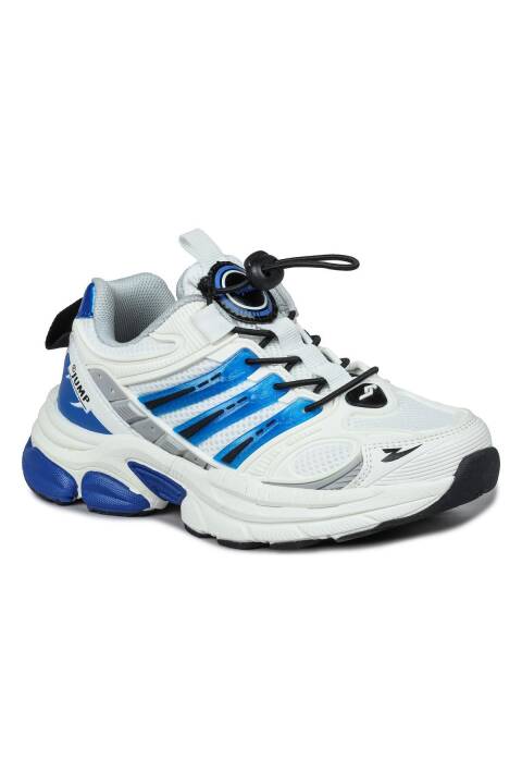 31130 Beyaz - Mavi Sneaker Çocuk Spor Ayakkabı - 2