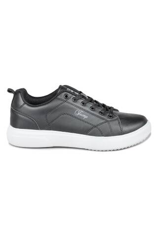 31178 Siyah - Beyaz Kadın Sneaker Günlük Spor Ayakkabı - Jump